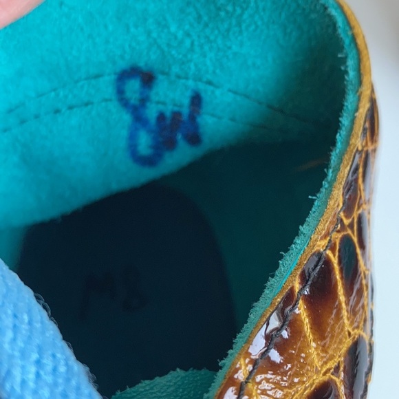 Soletech art to wear painted lace sneakers palm trees sun and moon - Picture 16 of 16